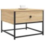 Mesa de centro madera de ingeniería roble Sonoma 51x51x40 cm de , Mesas de centro - Ref: Foro24-833976, Precio: 38,59 €, Desc...