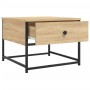 Mesa de centro madera de ingeniería roble Sonoma 51x51x40 cm de , Mesas de centro - Ref: Foro24-833976, Precio: 38,59 €, Desc...