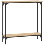 Mesa consola madera de ingeniería roble Sonoma 75x22,5x75 cm de , Mesas auxiliares - Ref: Foro24-834021, Precio: 40,60 €, Des...