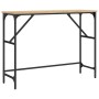 Mesa consola madera de ingeniería roble Sonoma 100x32x75 cm de , Mesas auxiliares - Ref: Foro24-834056, Precio: 42,99 €, Desc...