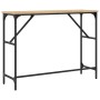 Mesa consola madera de ingeniería roble Sonoma 100x32x75 cm de , Mesas auxiliares - Ref: Foro24-834056, Precio: 42,99 €, Desc...