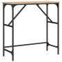 Mesa consola madera de ingeniería roble Sonoma 75x32x75 cm de , Mesas auxiliares - Ref: Foro24-834061, Precio: 42,99 €, Descu...