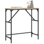 Mesa consola madera de ingeniería roble Sonoma 75x32x75 cm de , Mesas auxiliares - Ref: Foro24-834061, Precio: 42,99 €, Descu...