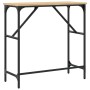 Sonoma oak engineered wood console table 75x32x75 cm by , Side tables - Ref: Foro24-834061, Price: 43,40 €, Discount: %