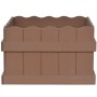 Arriate WPC marrón 40x40x25 cm de vidaXL, Maceteros y jardineras - Ref: Foro24-42384, Precio: 26,31 €, Descuento: %