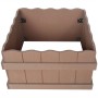 Arriate WPC marrón 40x40x25 cm de vidaXL, Maceteros y jardineras - Ref: Foro24-42384, Precio: 26,31 €, Descuento: %