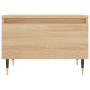 Mesa de centro madera de ingeniería roble Sonoma 50x46x35 cm de , Mesas de centro - Ref: Foro24-830850, Precio: 30,46 €, Desc...