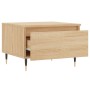 Mesa de centro madera de ingeniería roble Sonoma 50x46x35 cm de , Mesas de centro - Ref: Foro24-830850, Precio: 30,46 €, Desc...