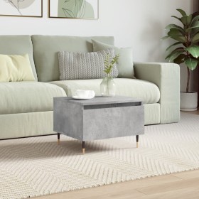 Concrete gray engineered wood coffee table 50x46x35 cm by , Coffee table - Ref: Foro24-830852, Price: 31,99 €, Discount: %