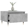 Mesa de centro madera de ingeniería gris hormigón 50x46x35 cm de , Mesas de centro - Ref: Foro24-830852, Precio: 44,25 €, Des...