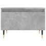 Mesa de centro madera de ingeniería gris hormigón 50x46x35 cm de , Mesas de centro - Ref: Foro24-830852, Precio: 44,25 €, Des...