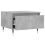 Mesa de centro madera de ingeniería gris hormigón 50x46x35 cm de , Mesas de centro - Ref: Foro24-830852, Precio: 44,25 €, Des...