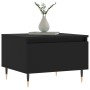 Black engineered wood coffee table 50x46x35 cm by , Coffee table - Ref: Foro24-830846, Price: 36,88 €, Discount: %