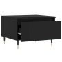 Black engineered wood coffee table 50x46x35 cm by , Coffee table - Ref: Foro24-830846, Price: 36,88 €, Discount: %