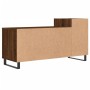 Mueble para TV madera contrachapada marrón roble 100x35x55 cm de , Muebles TV - Ref: Foro24-831331, Precio: 68,99 €, Descuent...