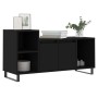 Black plywood TV cabinet 100x35x55 cm by , TV Furniture - Ref: Foro24-831325, Price: 66,51 €, Discount: %