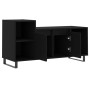 Black plywood TV cabinet 100x35x55 cm by , TV Furniture - Ref: Foro24-831325, Price: 66,51 €, Discount: %