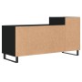 Black plywood TV cabinet 100x35x55 cm by , TV Furniture - Ref: Foro24-831325, Price: 66,51 €, Discount: %