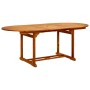 Mesa de jardín madera maciza de acacia 200x100x75 cm de vidaXL, Mesas de jardín - Ref: Foro24-41818, Precio: 270,60 €, Descue...