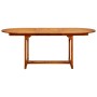 Solid acacia wood garden table 200x100x75 cm by vidaXL, Garden tables - Ref: Foro24-41818, Price: 270,52 €, Discount: %