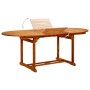 Solid acacia wood garden table 200x100x75 cm by vidaXL, Garden tables - Ref: Foro24-41818, Price: 270,52 €, Discount: %