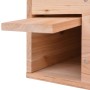 Casa para erizos de madera 45x33x22 cm de vidaXL, Jaulas y habitáculos para animales pequeños - Ref: Foro24-42351, Precio: 38...