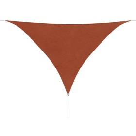 Toldo de vela triangular tela Oxford terracota 5x5x5 m de vidaXL, Sombrillas - Ref: Foro24-42311, Precio: 47,99 €, Descuento: %