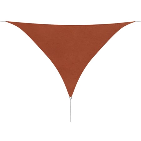 Terracotta Oxford fabric triangular sail awning 5x5x5 m by vidaXL, Umbrellas - Ref: Foro24-42311, Price: 47,58 €, Discount: %