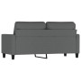 Sofá de 2 plazas de tela gris oscuro 140 cm de , Sofás - Ref: Foro24-359164, Precio: 207,85 €, Descuento: %