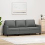 3-seater sofa in dark gray fabric 180 cm by , Sofas - Ref: Foro24-359172, Price: 298,72 €, Discount: %