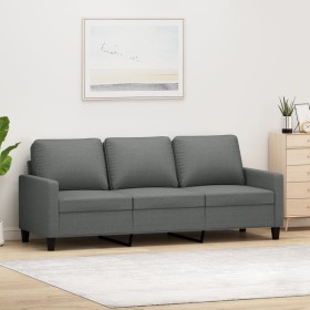 3-seater sofa in dark gray fabric 180 cm by , Sofas - Ref: Foro24-359172, Price: 298,99 €, Discount: %