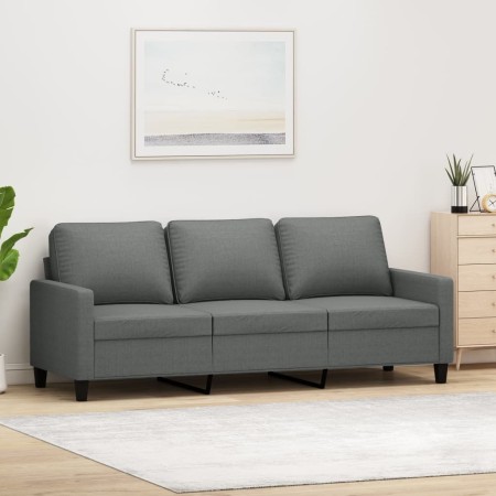 Sofá de 3 plazas de tela gris oscuro 180 cm de , Sofás - Ref: Foro24-359172, Precio: 298,99 €, Descuento: %