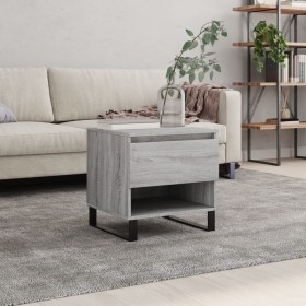 Sonoma gray engineered wood coffee table 50x46x50 cm by , Coffee table - Ref: Foro24-830936, Price: 40,38 €, Discount: %