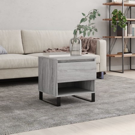 Sonoma gray engineered wood coffee table 50x46x50 cm by , Coffee table - Ref: Foro24-830936, Price: 40,31 €, Discount: %