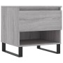 Mesa de centro madera de ingeniería gris Sonoma 50x46x50 cm de , Mesas de centro - Ref: Foro24-830936, Precio: 40,31 €, Descu...