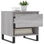 Mesa de centro madera de ingeniería gris Sonoma 50x46x50 cm de , Mesas de centro - Ref: Foro24-830936, Precio: 40,31 €, Descu...