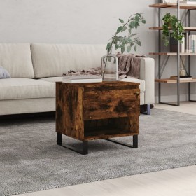 Smoked oak engineered wood coffee table 50x46x50 cm by , Coffee table - Ref: Foro24-830934, Price: 38,97 €, Discount: %