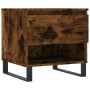 Mesa de centro madera de ingeniería roble ahumado 50x46x50 cm de , Mesas de centro - Ref: Foro24-830934, Precio: 39,99 €, Des...