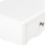 Solid white pine wood bedside table 40x30x50 cm by vidaXL, Nightstands - Ref: Foro24-280005, Price: 102,57 €, Discount: %