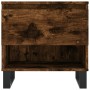 Mesa de centro madera de ingeniería roble ahumado 50x46x50 cm de , Mesas de centro - Ref: Foro24-830934, Precio: 39,99 €, Des...