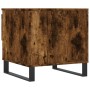 Mesa de centro madera de ingeniería roble ahumado 50x46x50 cm de , Mesas de centro - Ref: Foro24-830934, Precio: 39,99 €, Des...