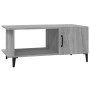 Sonoma gray plywood coffee table 90x50x40 cm by , Coffee table - Ref: Foro24-817547, Price: 46,99 €, Discount: %