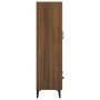 Aparador alto de madera contrachapada marrón roble 70x31x115 cm de , Aparadores - Ref: Foro24-817482, Precio: 106,94 €, Descu...