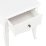 Solid white pine wood bedside table 40x30x50 cm by vidaXL, Nightstands - Ref: Foro24-280005, Price: 102,57 €, Discount: %