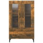 Smoked oak plywood sideboard 70x31x115 cm by , Sideboards - Ref: Foro24-817480, Price: 107,99 €, Discount: %