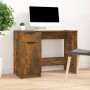 Smoked oak plywood desk 100x50x75 cm by , Desks - Ref: Foro24-817126, Price: 81,11 €, Discount: %