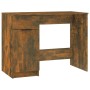 Smoked oak plywood desk 100x50x75 cm by , Desks - Ref: Foro24-817126, Price: 81,11 €, Discount: %