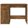 Smoked oak plywood desk 100x50x75 cm by , Desks - Ref: Foro24-817126, Price: 81,11 €, Discount: %