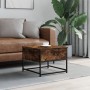 Smoked oak plywood coffee table 51x51x40 cm by , Coffee table - Ref: Foro24-833977, Price: 39,82 €, Discount: %