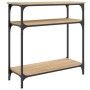 Mesa consola madera de ingeniería roble Sonoma 75x29x75 cm de , Mesas auxiliares - Ref: Foro24-834041, Precio: 47,43 €, Descu...